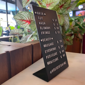menu holders