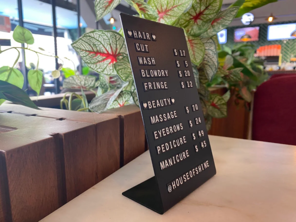 menu holders