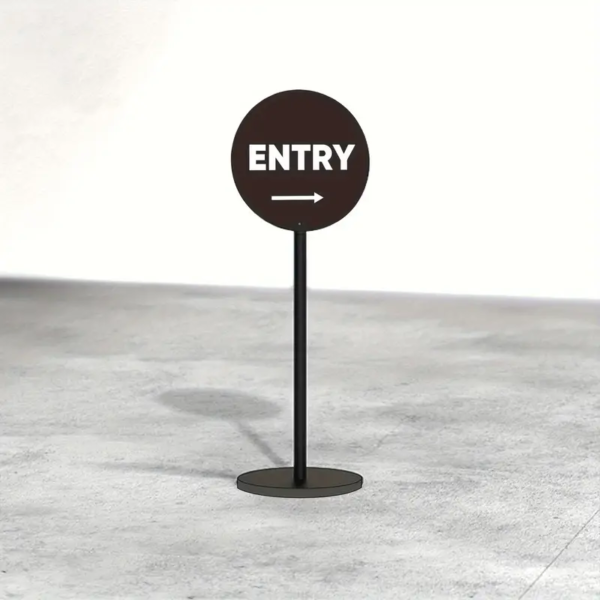 Standing Round Sign - Image 4