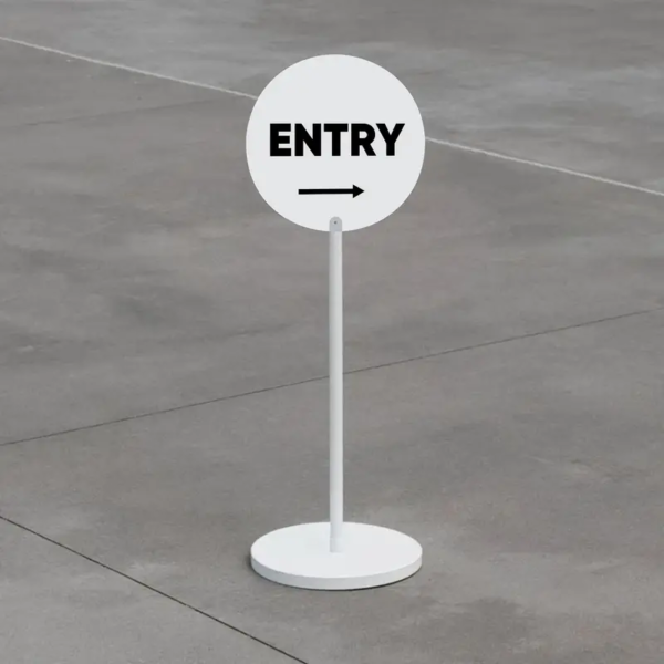 standing round signs nz sidewalk signage nz