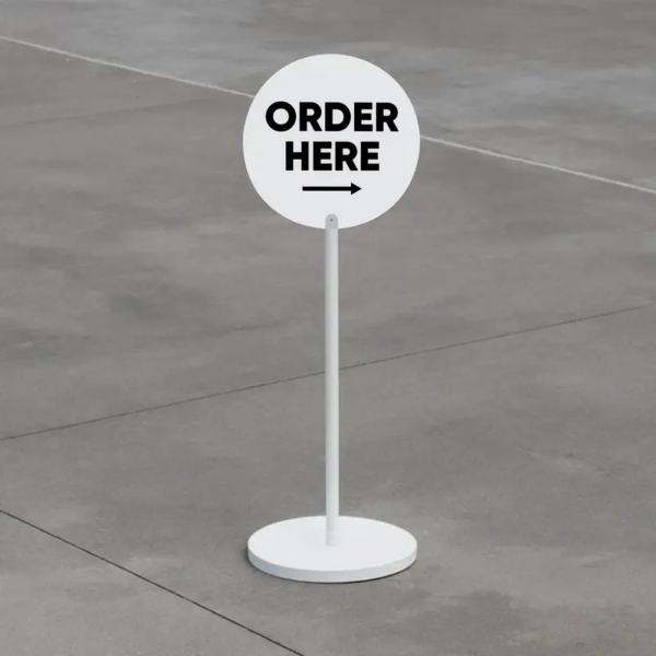 standing round signs nz sidewalk signage nz